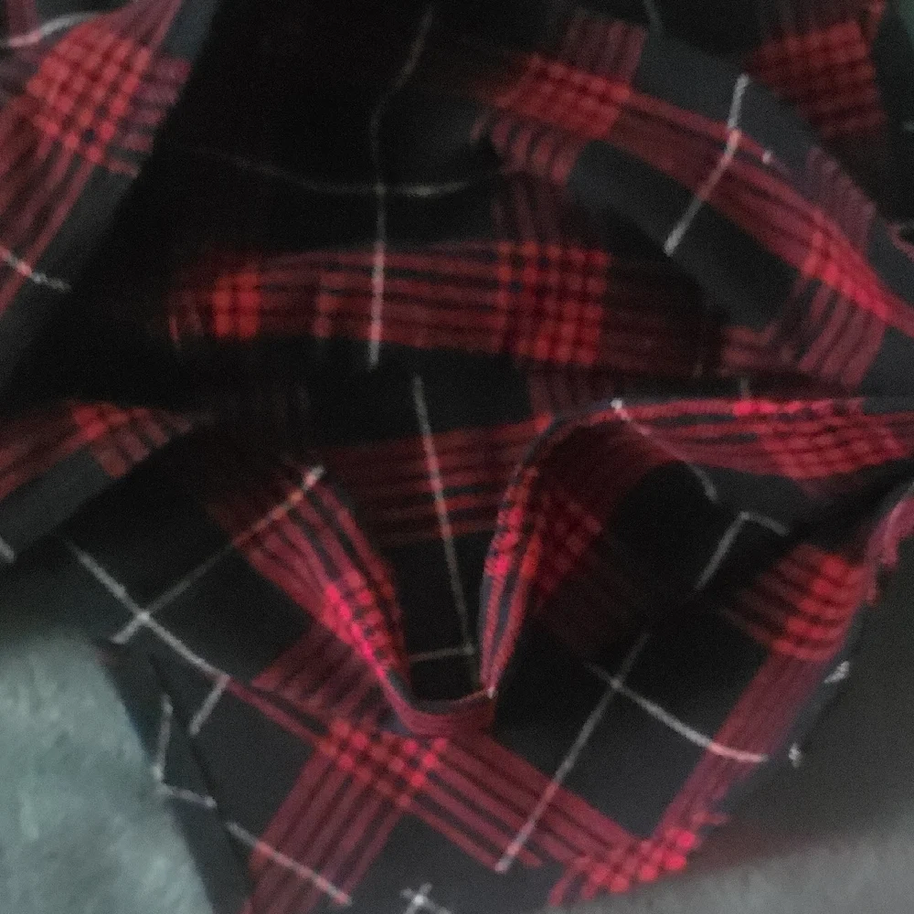 OshKosh B'gosh Girls Red & Black Plaid Mini Skirt, SIZE 7 NWOT